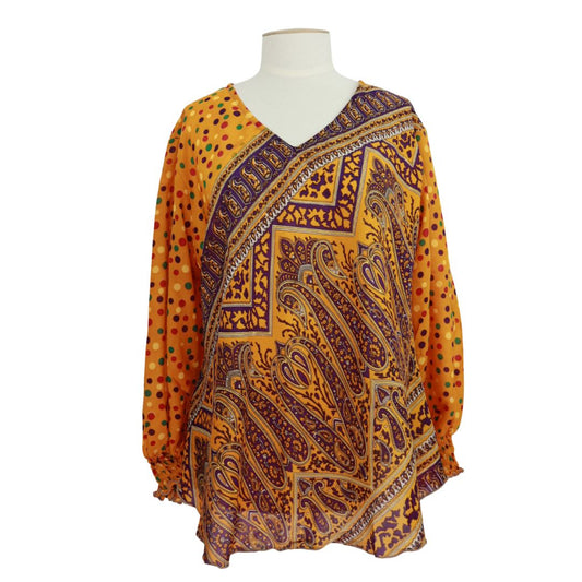 LBM123 - Balloon Sleeve Blouse