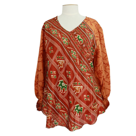 LBM132 - Balloon Sleeve Blouse