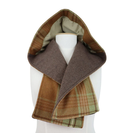 Hooded Scarf Tan +