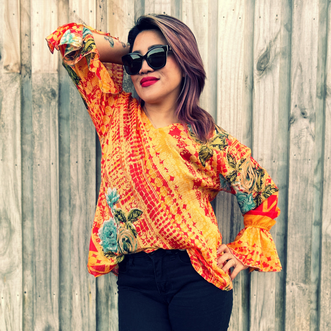 KBS07 - Prince Cuff Blouse