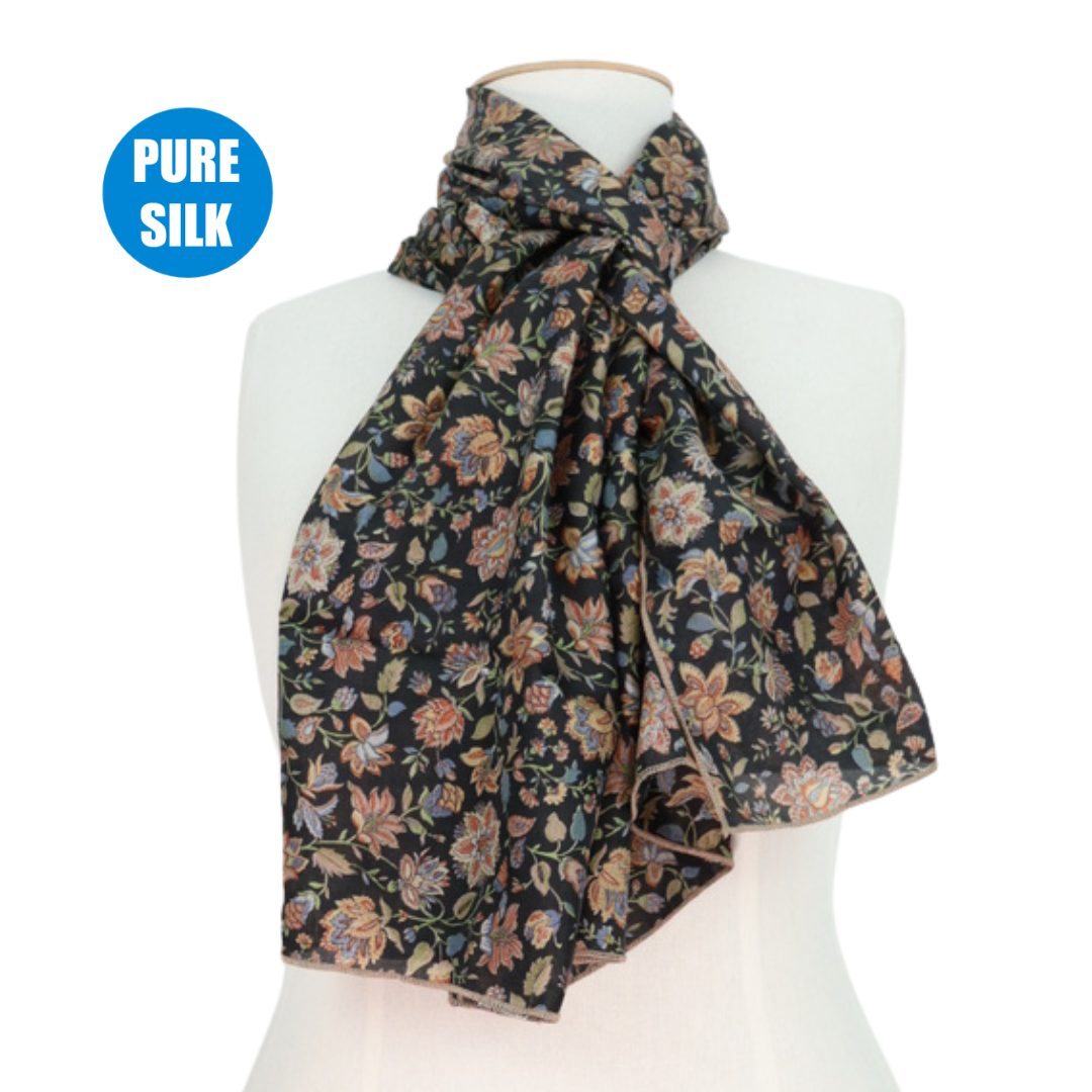 PSS74 - Pure Silk Long Scarf