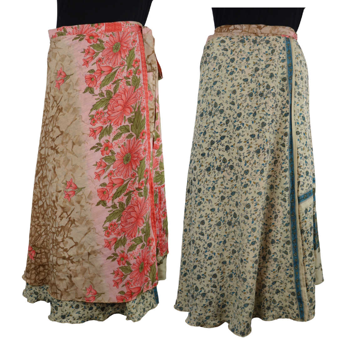 Silk skirt size on sale 22