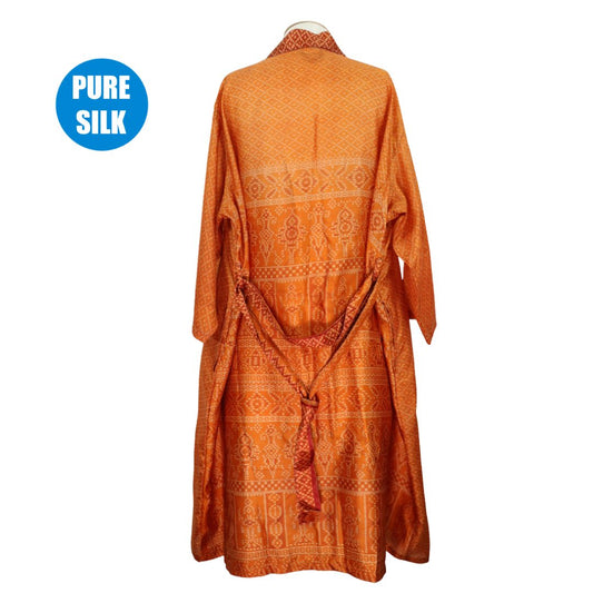SLLK27 - Pure Silk Long Kimono