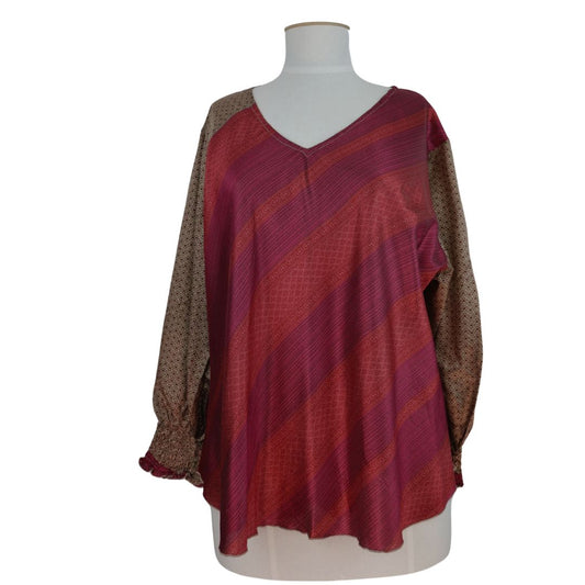 LBXXL44 - Balloon Sleeve Blouse