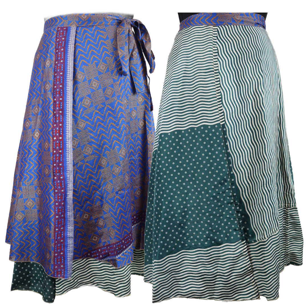 Silk sari 2024 wrap skirt instructions