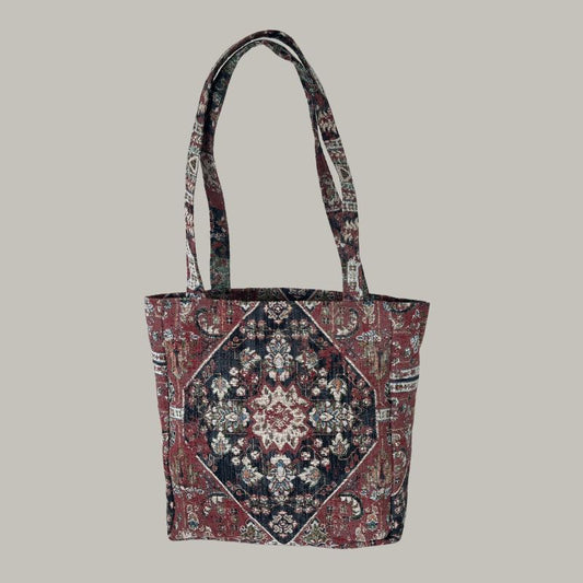 Small Tote in Plum