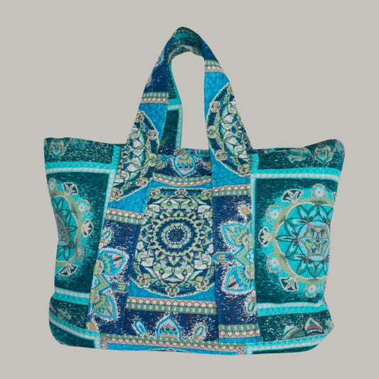 Larger Tote Turquoise