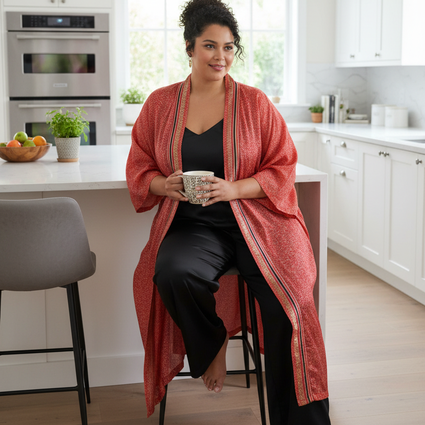 Long sari kimono