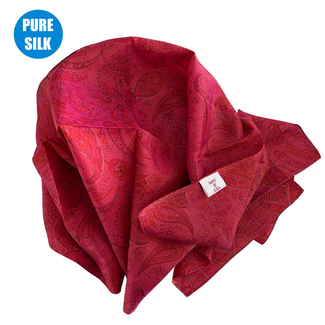 PURE SILK LONG SCARVES