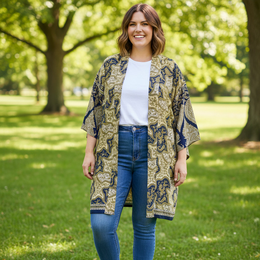 Kimonos from saris