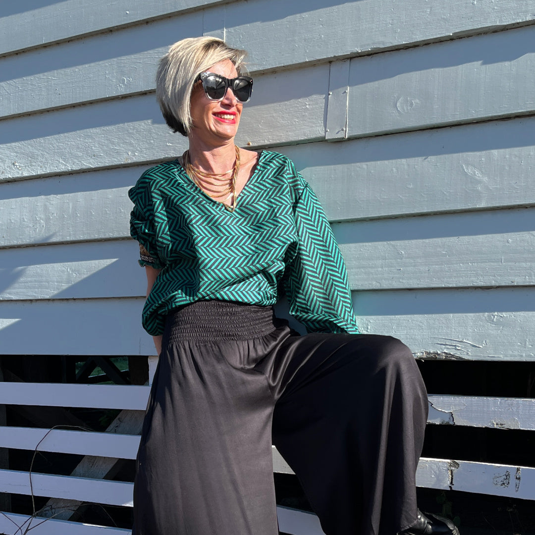 Sari long sleeve blouse