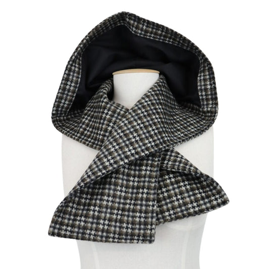 Hooded Scarf Houndstooth