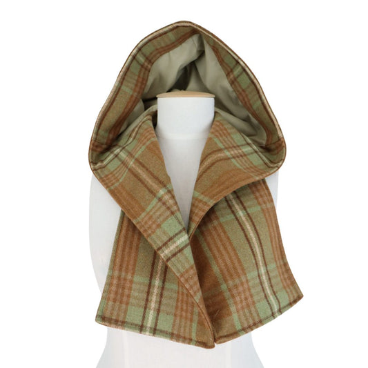 Hooded Scarf Tan
