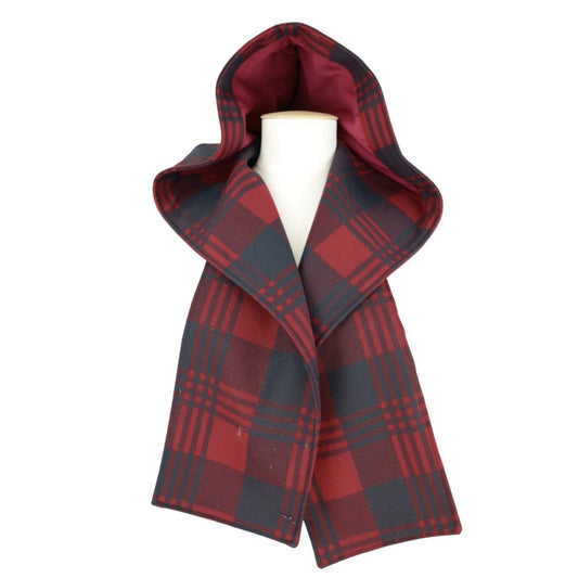 Hooded Scarf Red