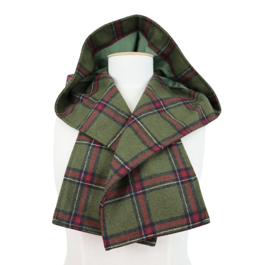 Hooded Scarf Green