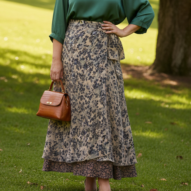 PXL433 - Extra Long Skirt