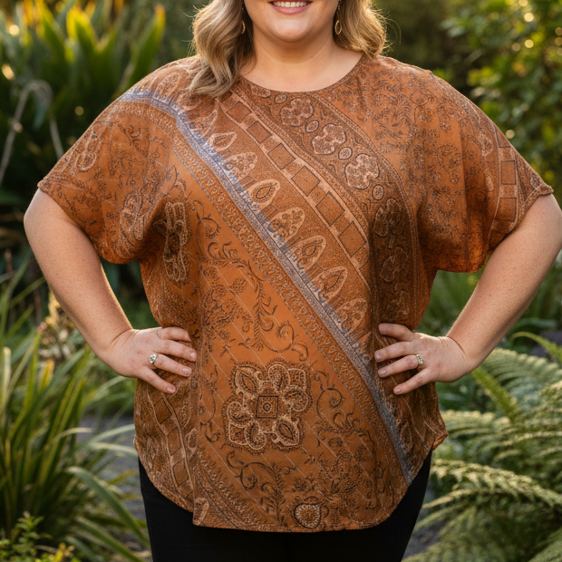 RTXXL73 - ROUND NECK TOP