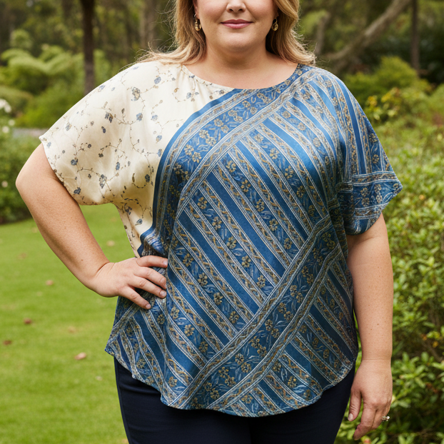 RTXXL83 - Round Neck Top