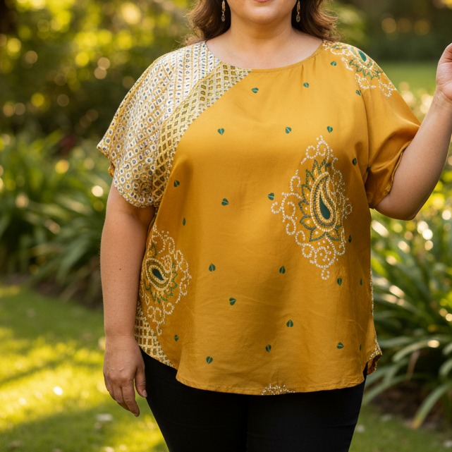 RTXXL79 - Round Neck Top