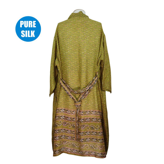 SLLK24 - Pure Silk Long Kimono