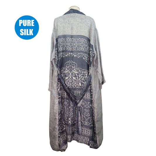 SLRK25  - Pure Silk Long Kimono