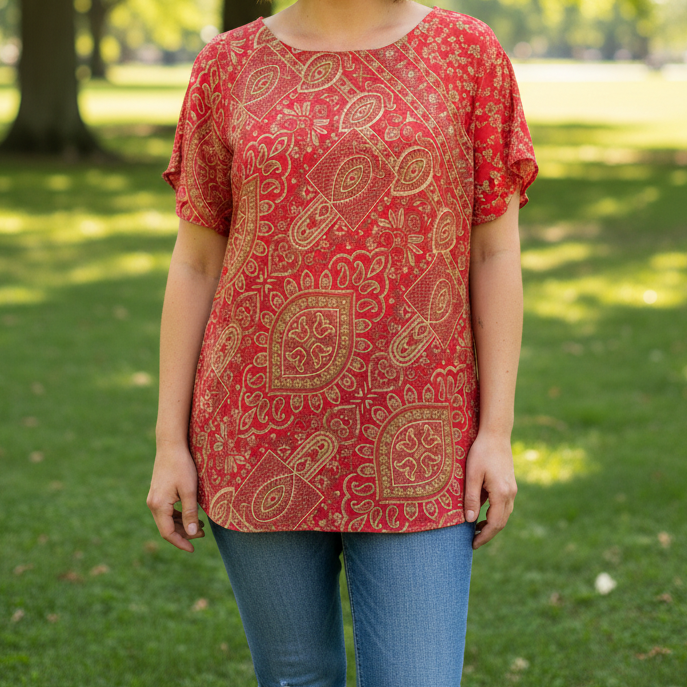 RTM34 - ROUND NECK TOP