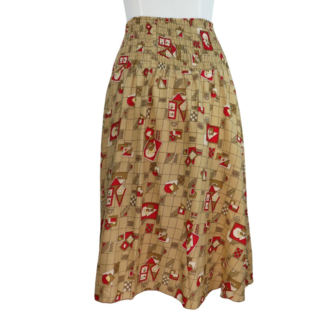 UML19 - SHIRRED SKIRT