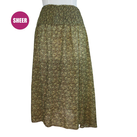 UXX17 - SHIRRED SKIRT