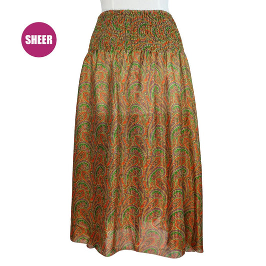 UXX18 - SHIRRED SKIRT