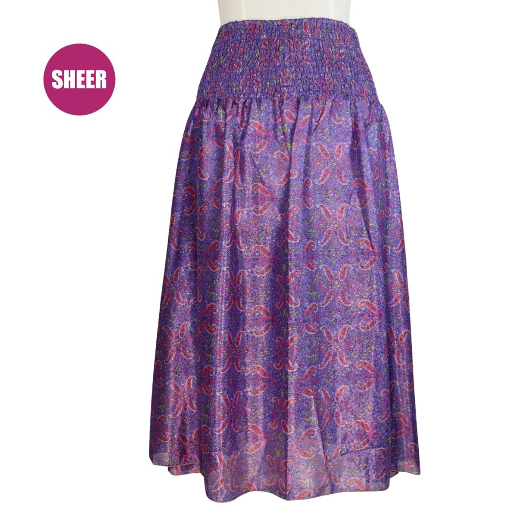 UXX24 - SHIRRED SKIRT