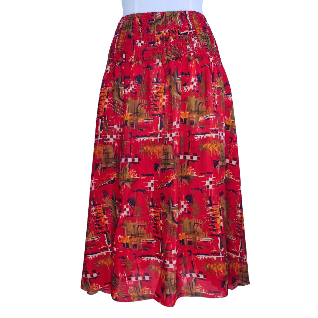 UXX25 - SHIRRED SKIRT