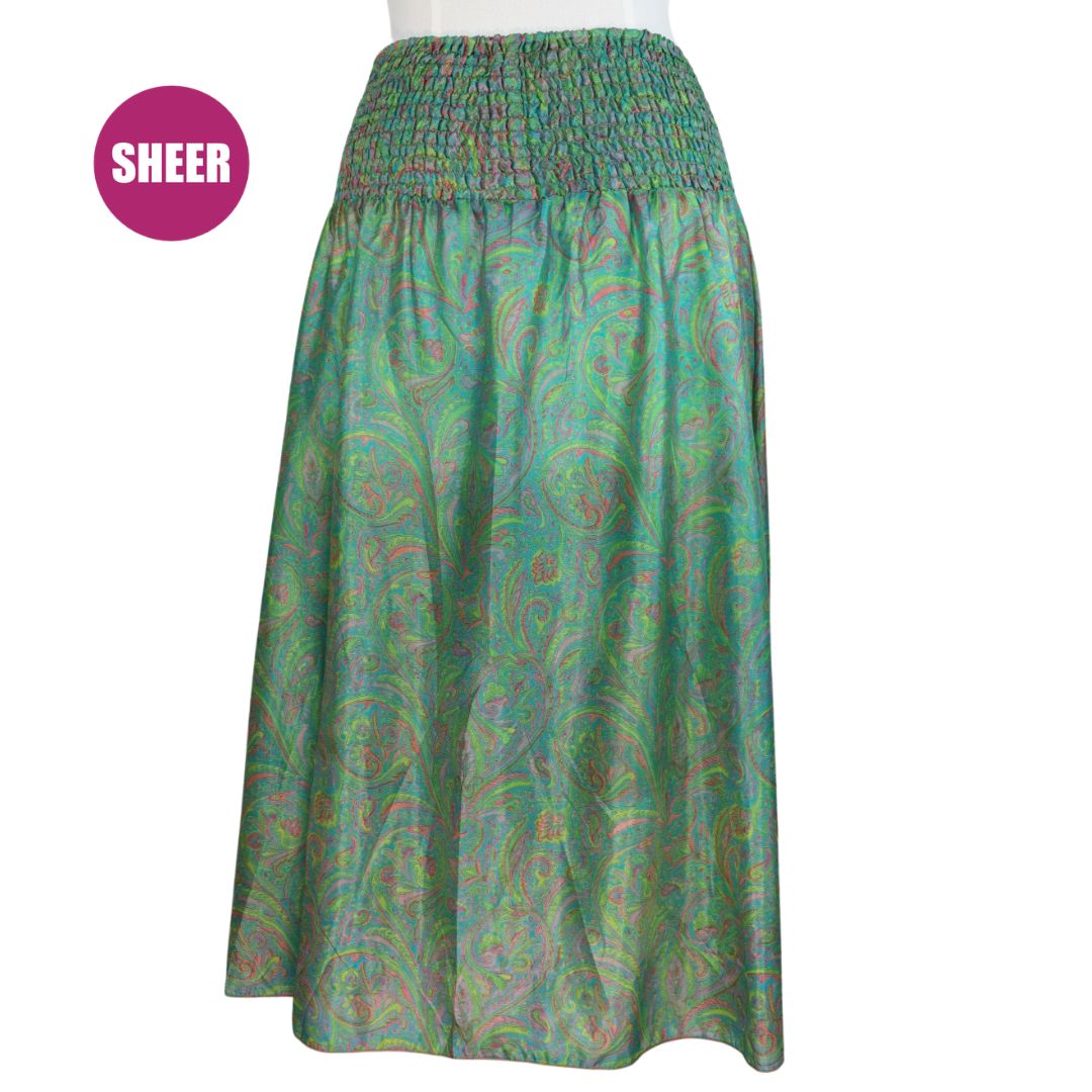 UXX26 - SHIRRED SKIRT