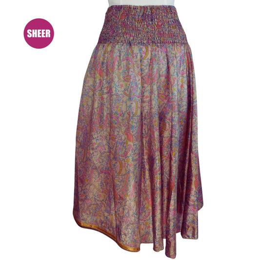 UXX27 - SHIRRED SKIRT