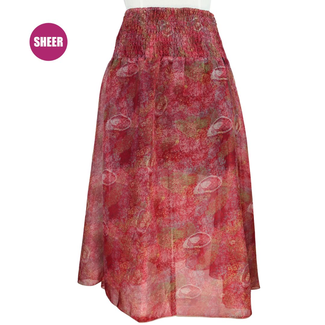 UXX32 - SHIRRED SKIRT