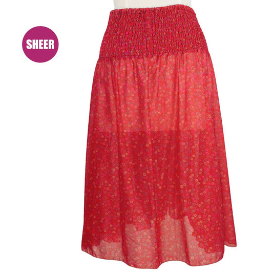 UMXX07 - SHIRRED SKIRT