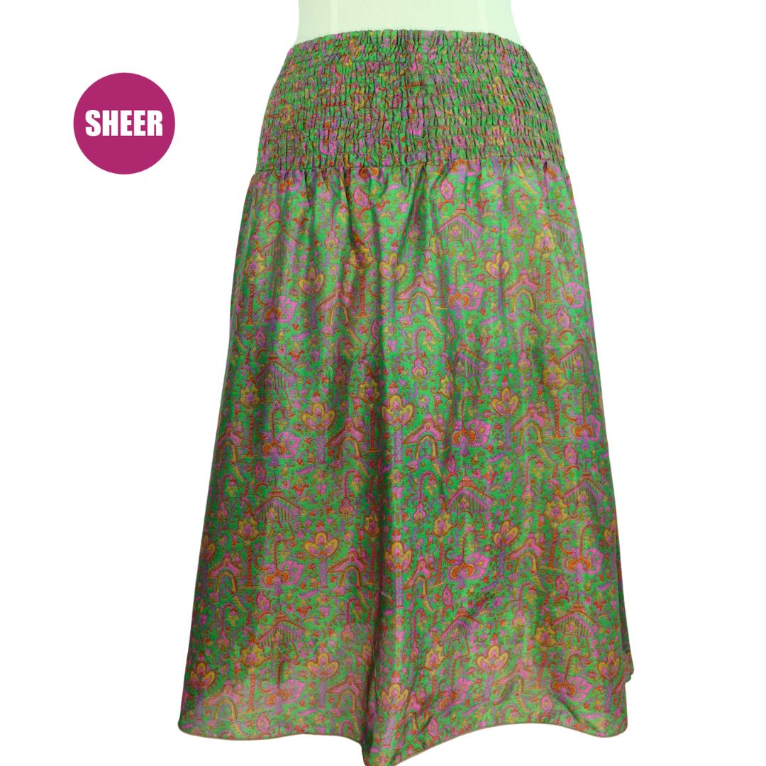 UMXX15 - SHIRRED SKIRT