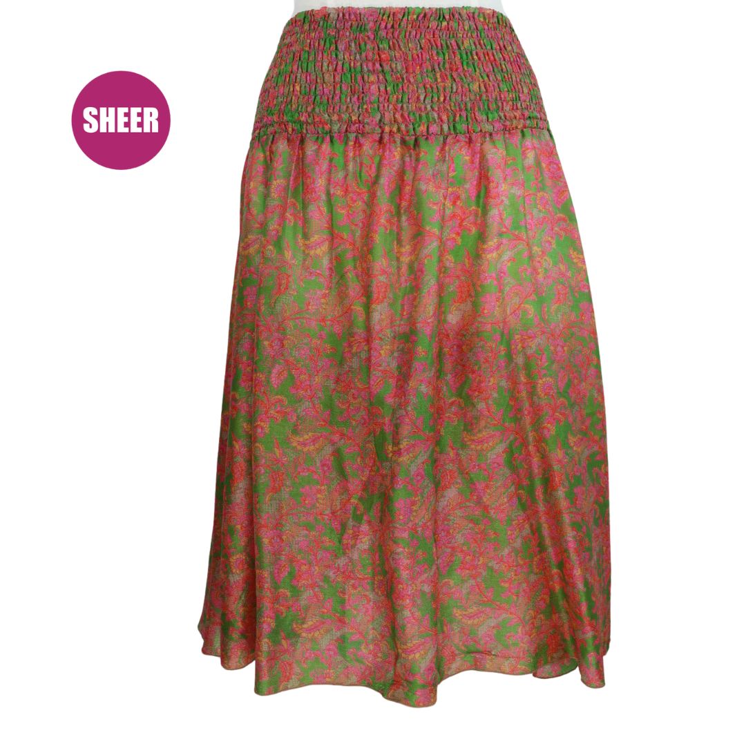 UMXX16 - SHIRRED SKIRT