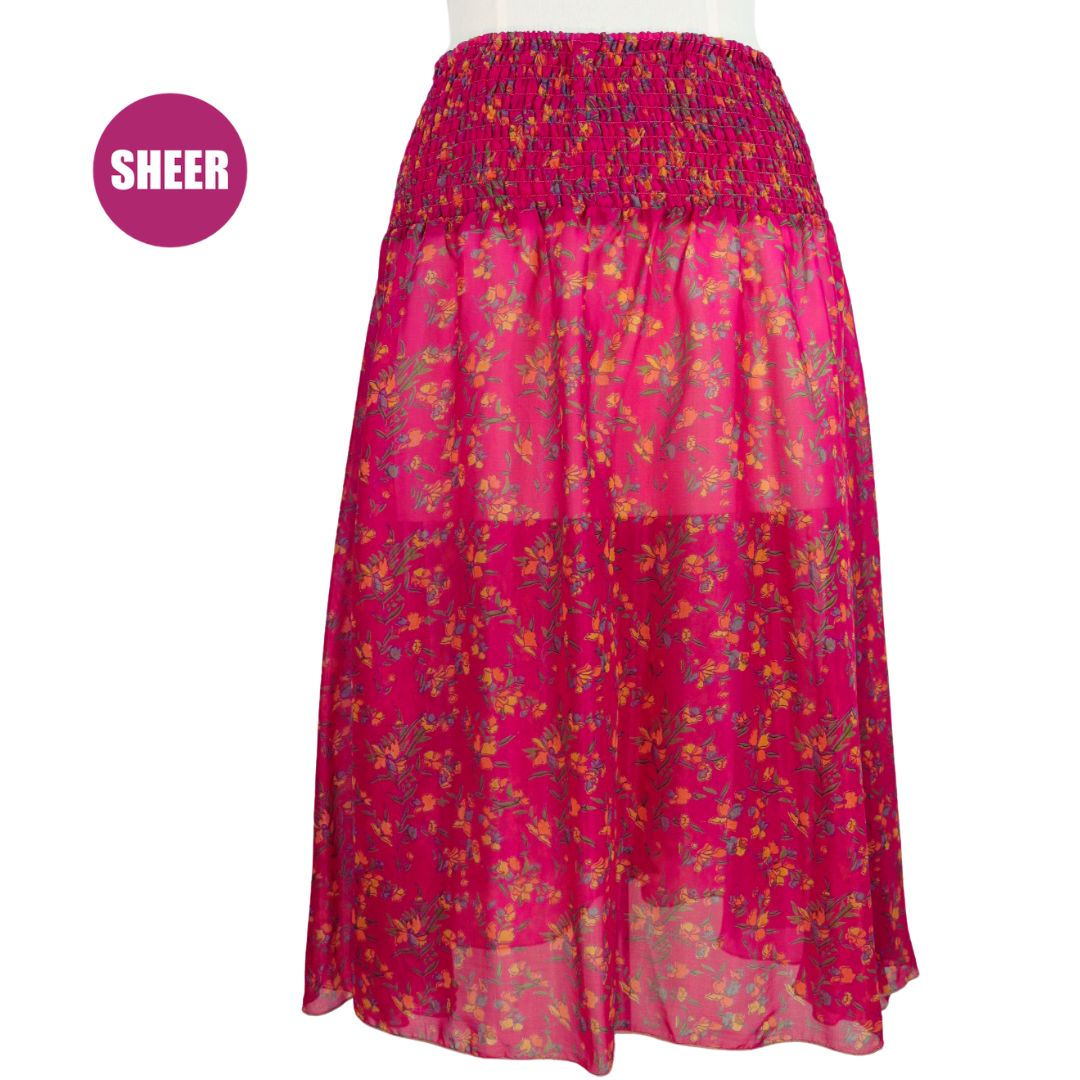 UMXX18 - SHIRRED SKIRT