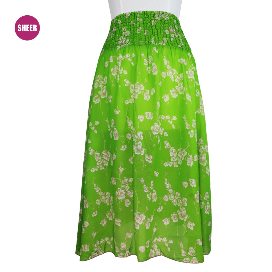 UL52 - SHIRRED SKIRT