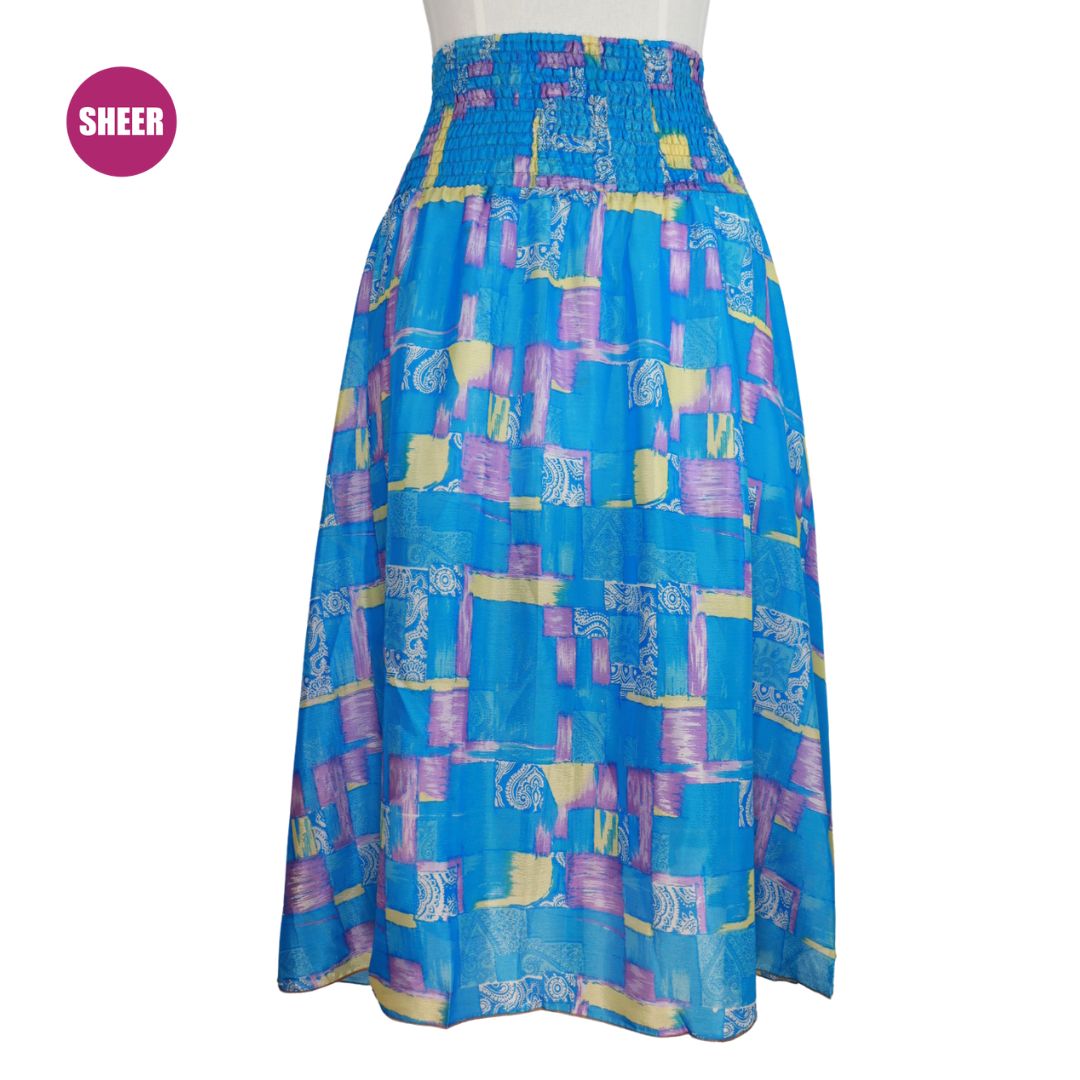 UL56 - SHIRRED SKIRT