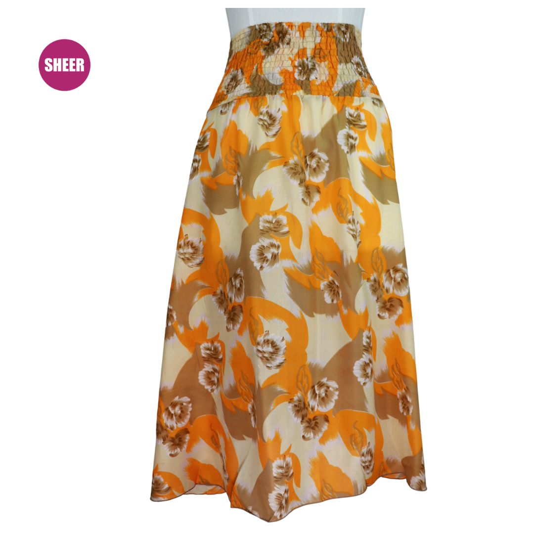 UL38 - SHIRRED SKIRT