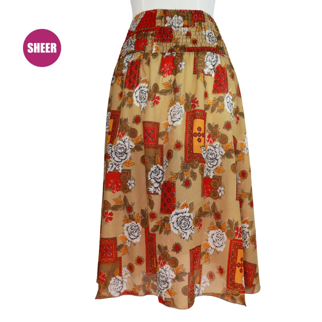 UX53 - SHIRRED SKIRT