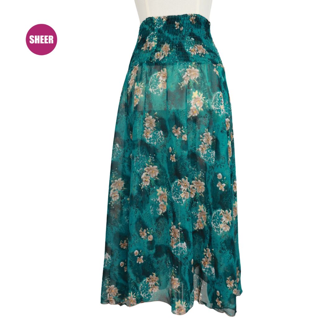 US62 - SHIRRED SKIRT