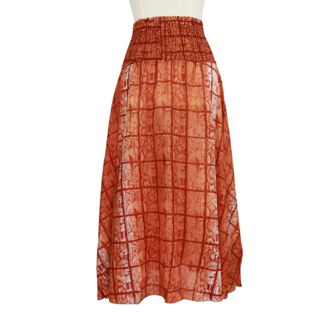 US46 - SHIRRED SKIRT