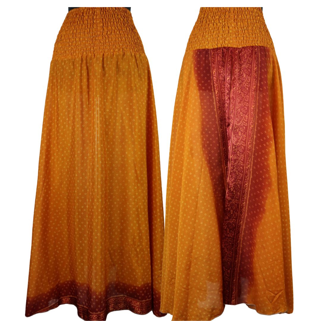 US03 - SHIRRED SKIRT