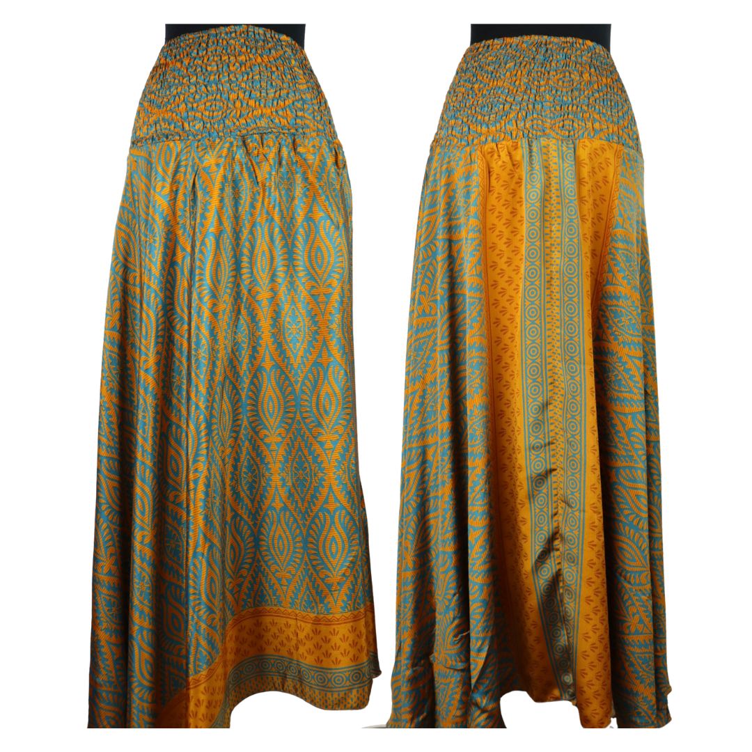 US08 - SHIRRED SKIRT