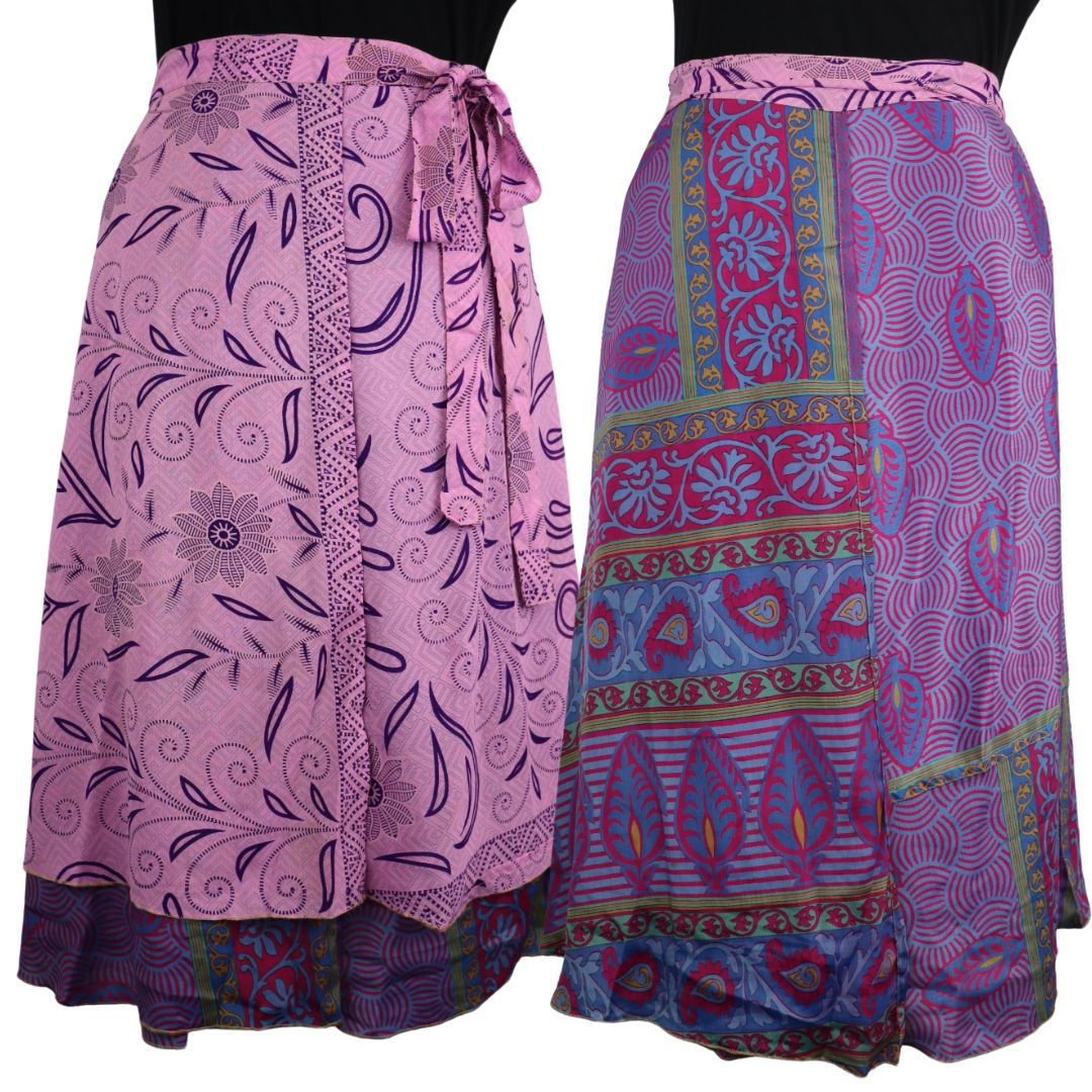 Sari Wrap Skirt SIZE 18-22 MIDI – Amy & Ella