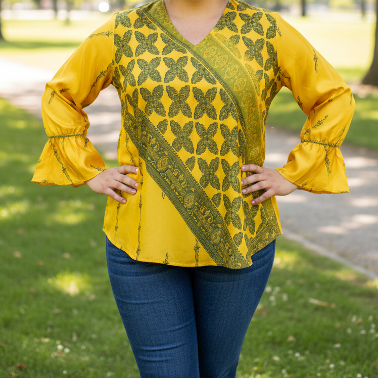 KBL18 - Prince Cuff Blouse
