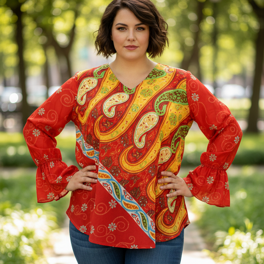 KBL06 - Prince Cuff Blouse