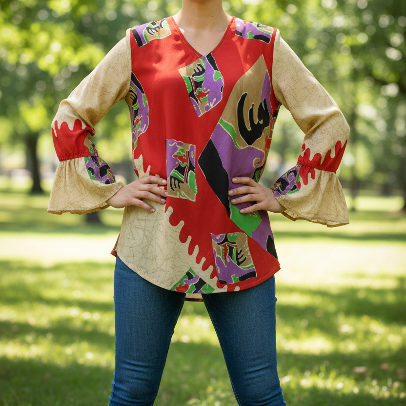 KBS02 - Prince Cuff Blouse